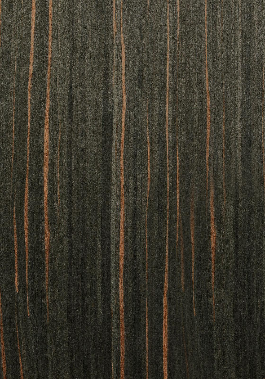 Dye-A-Log Reconstituted Ebony real material sample - straight grain veneer