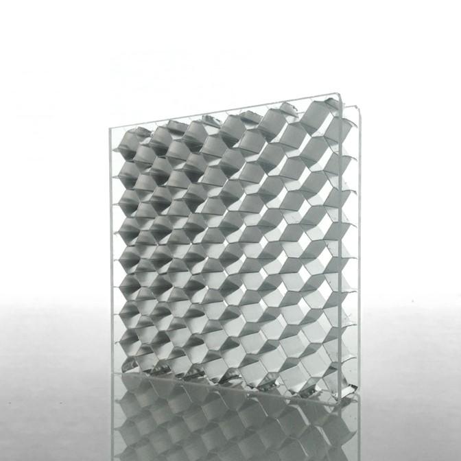 Luminous Honeycomb in Clear Standard - glossy see-through honeycomb panel