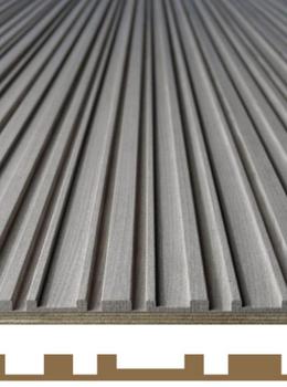 Tambora Kirat real material sample - vertical flute milled wood panel