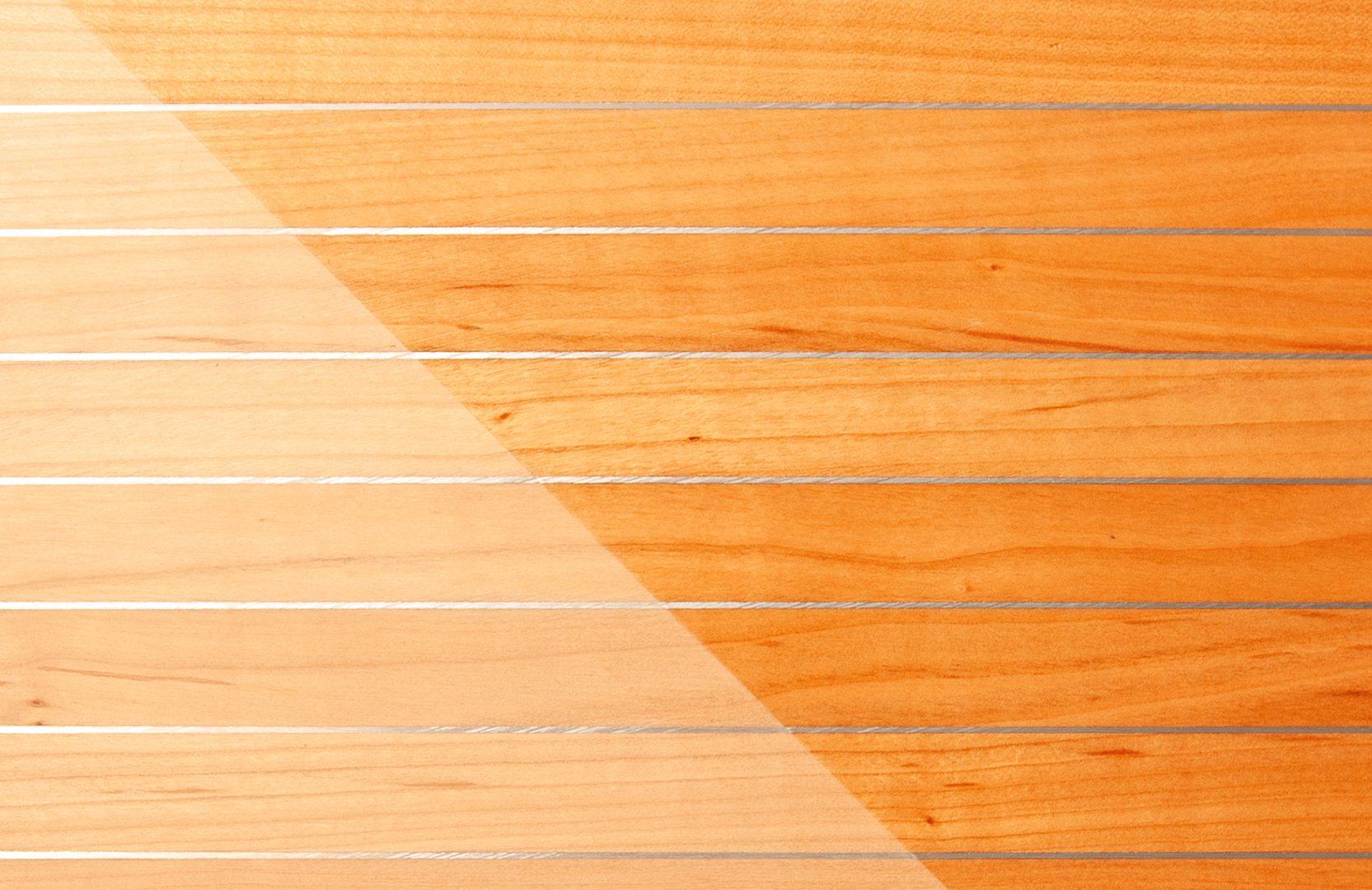 Koncepts Maple Stripes - maple veneer with evenly spaced metal inlay lines