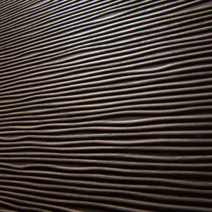 Prensa Orma close-up - fine horizontal wave embossed texture