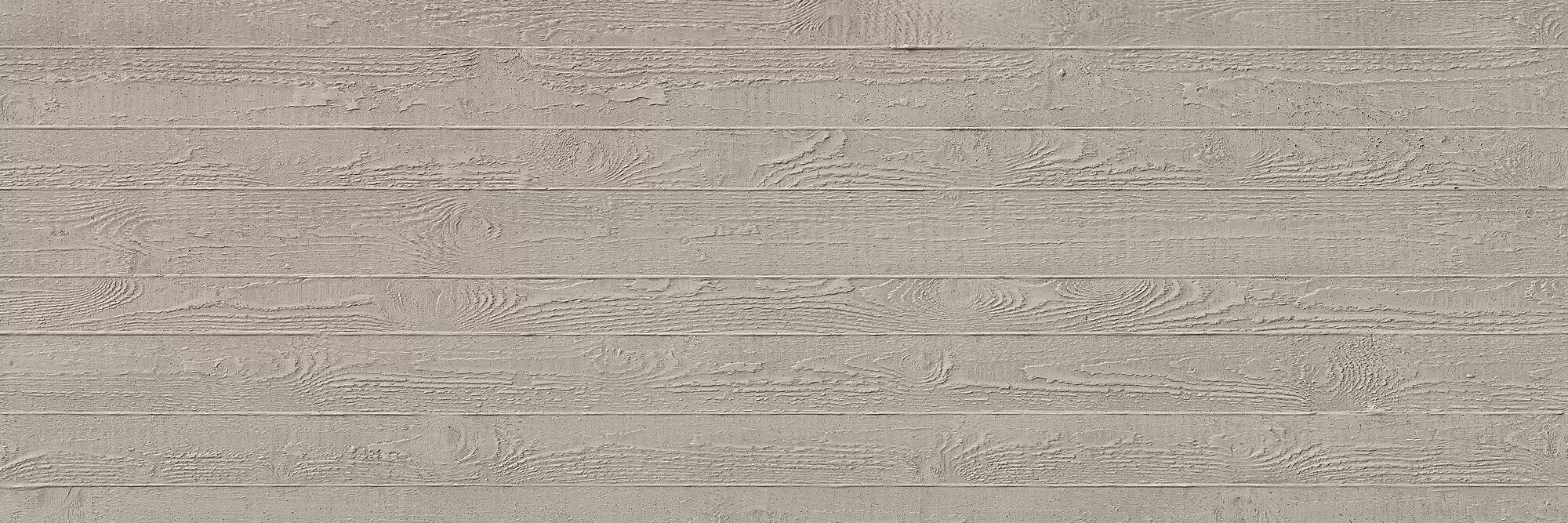 Aria Rustic Concrete real material sample - board-formed grey concrete with horizontal plank marks