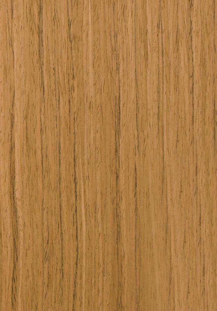 Dye-A-Log Reconstituted Teak real material sample - straight grain veneer