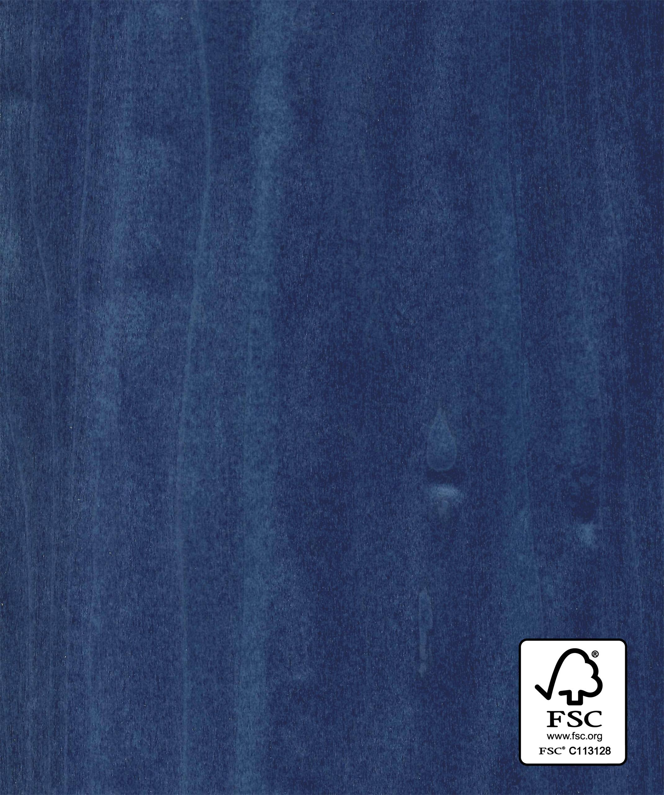Dye-A-Log Natural Dyed Tulipwood 107 real material sample - straight grain veneer