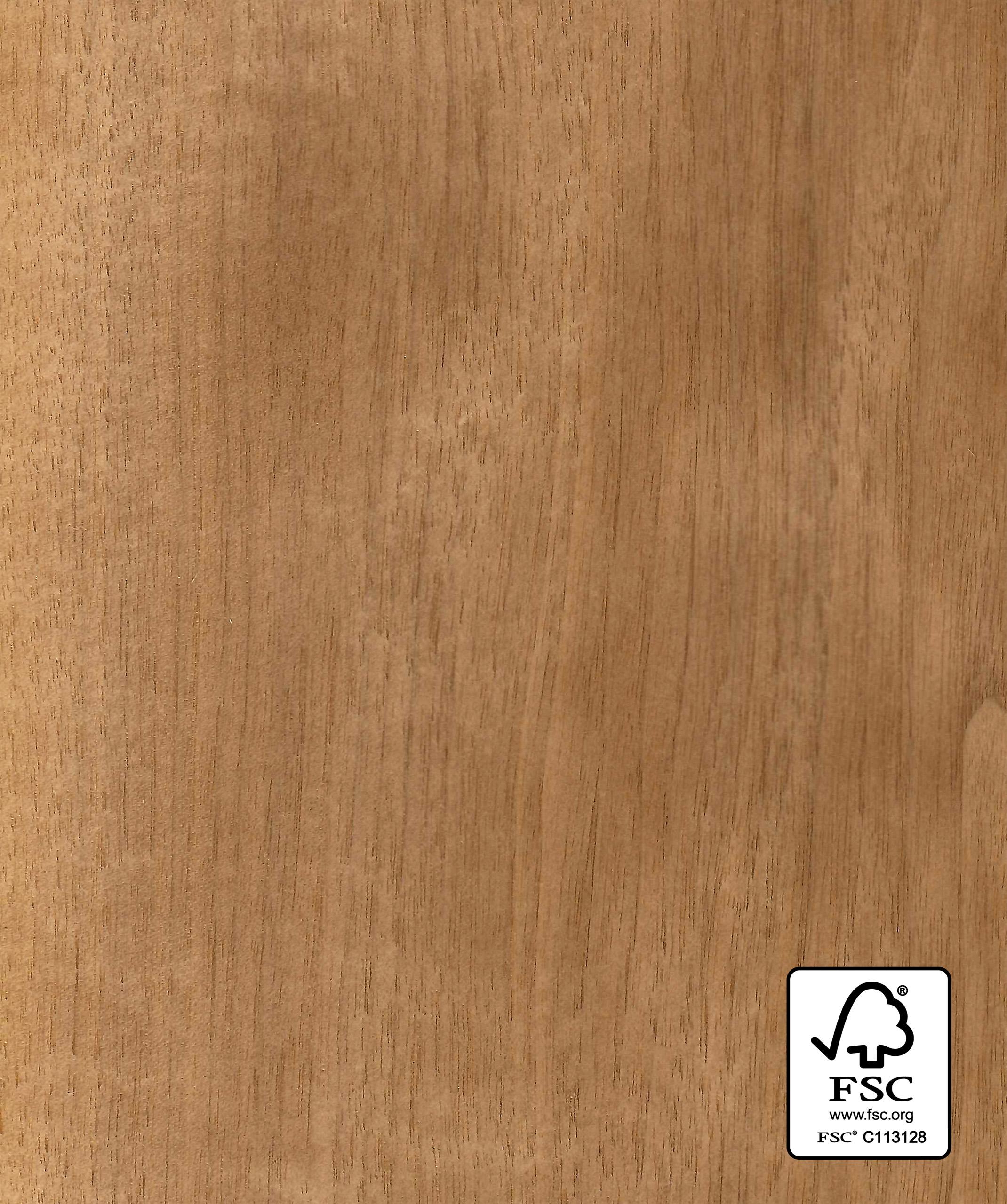 Dye-A-Log Natural Dyed Walnut 049 real material sample - straight grain veneer