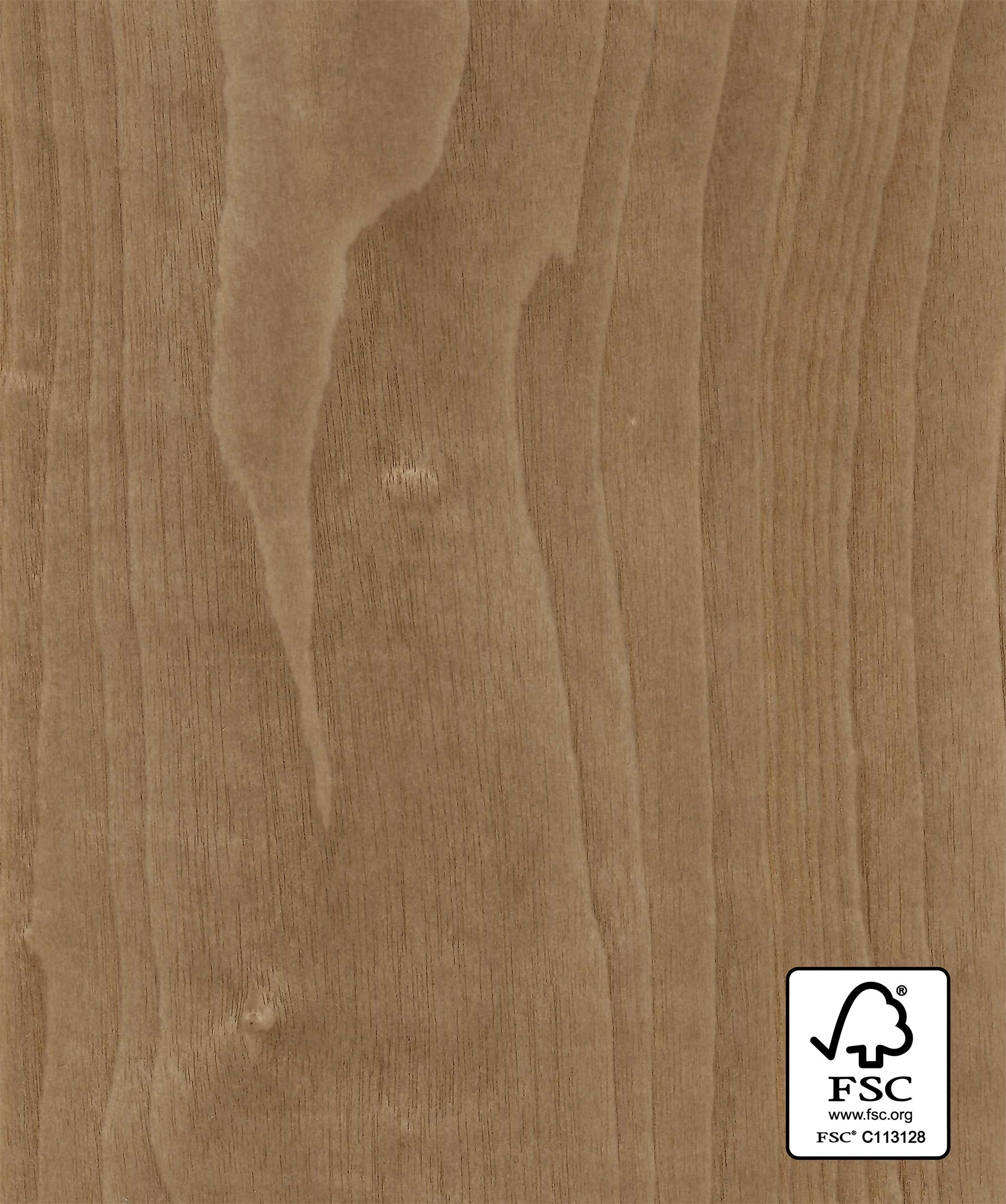 Dye-A-Log Natural Dyed Walnut 051 real material sample - straight grain veneer