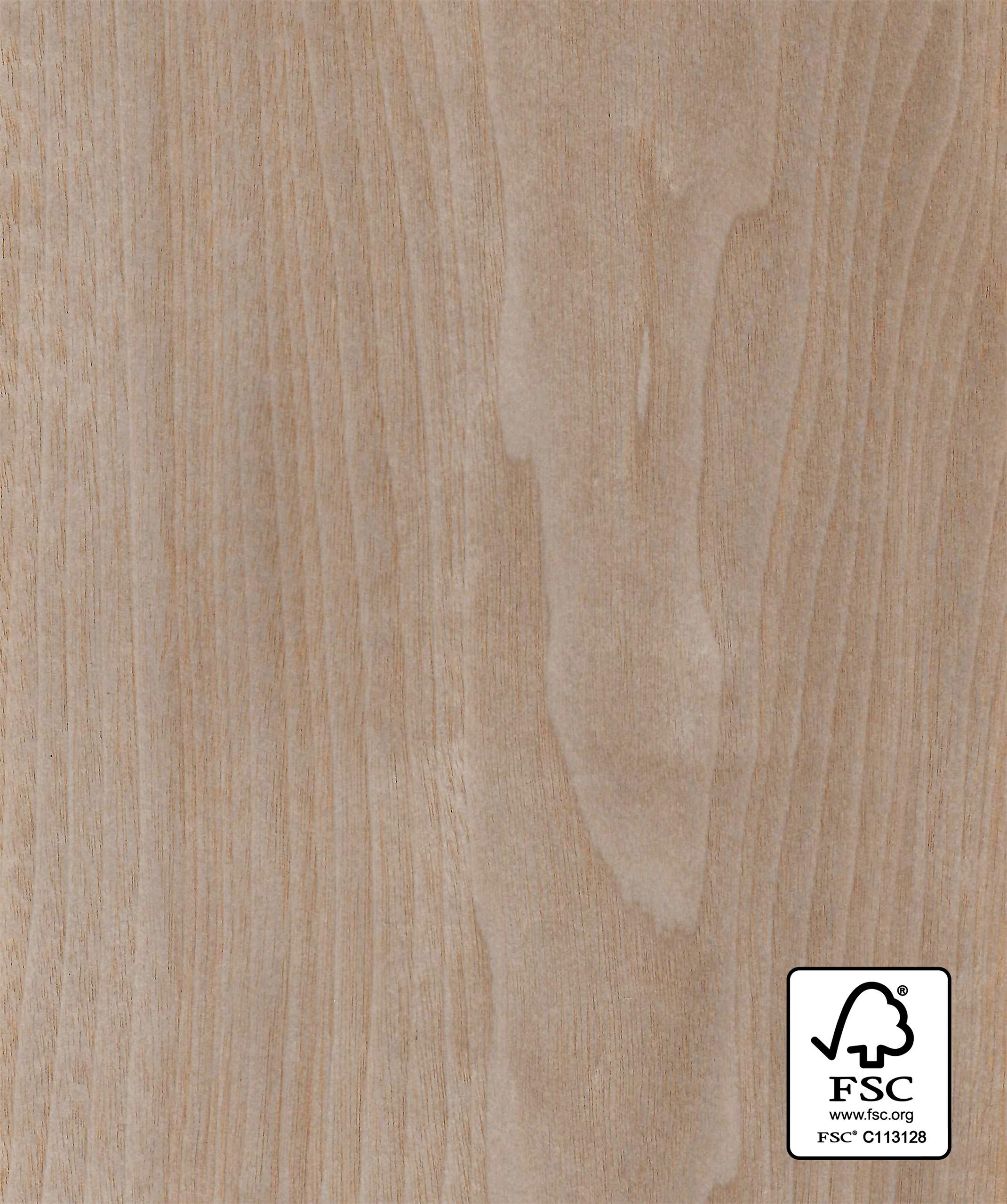 Dye-A-Log Natural Dyed Walnut 052 real material sample - straight grain veneer