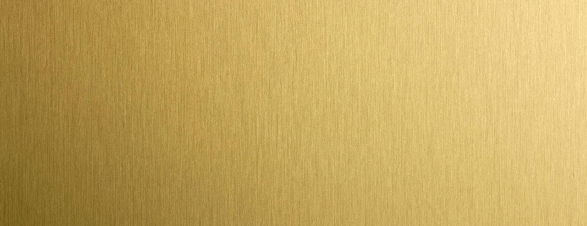 Elements Mirror Brushed Brass real material sample - brushed matte mirror laminate