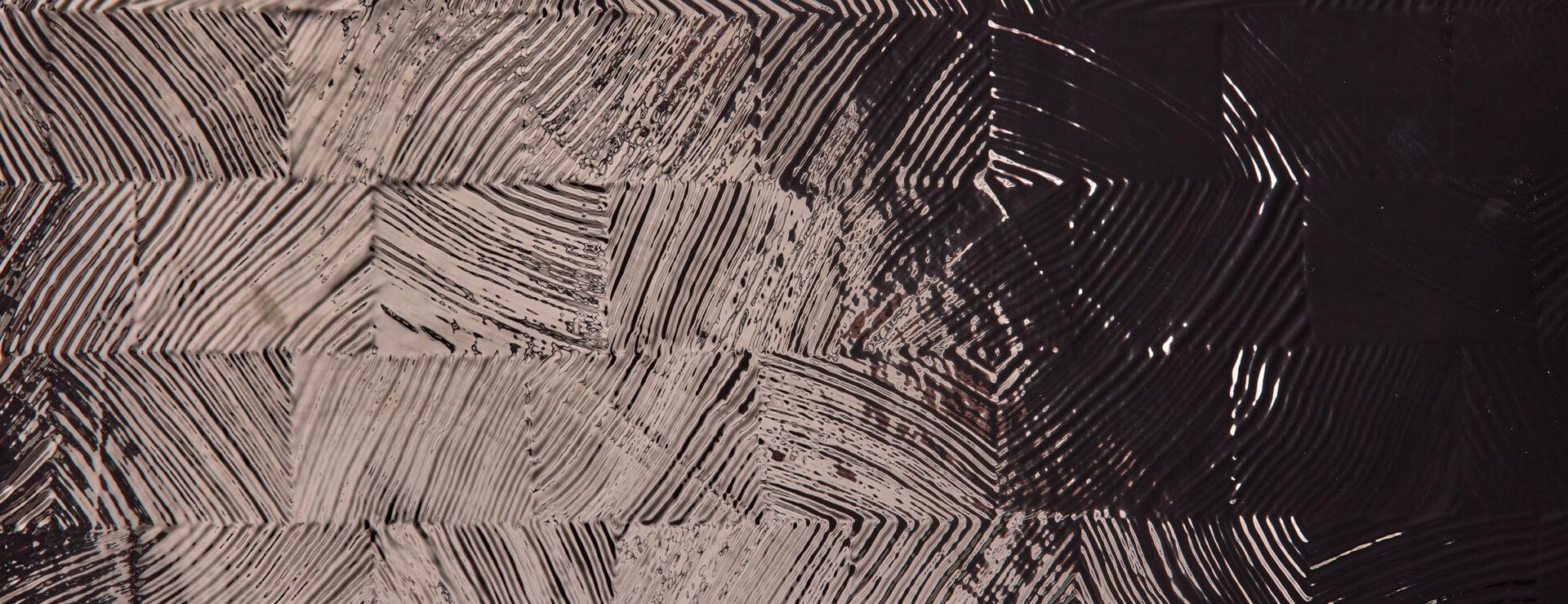 Elements Drift Anthracite real material sample - basket weave laminate