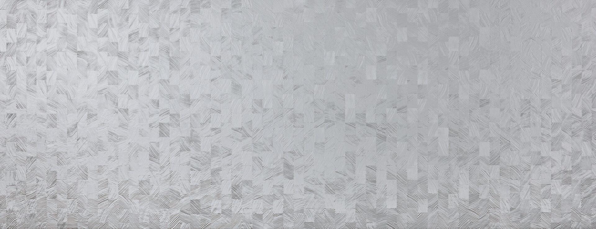 Elements Drift Silver real material sample - basket weave laminate