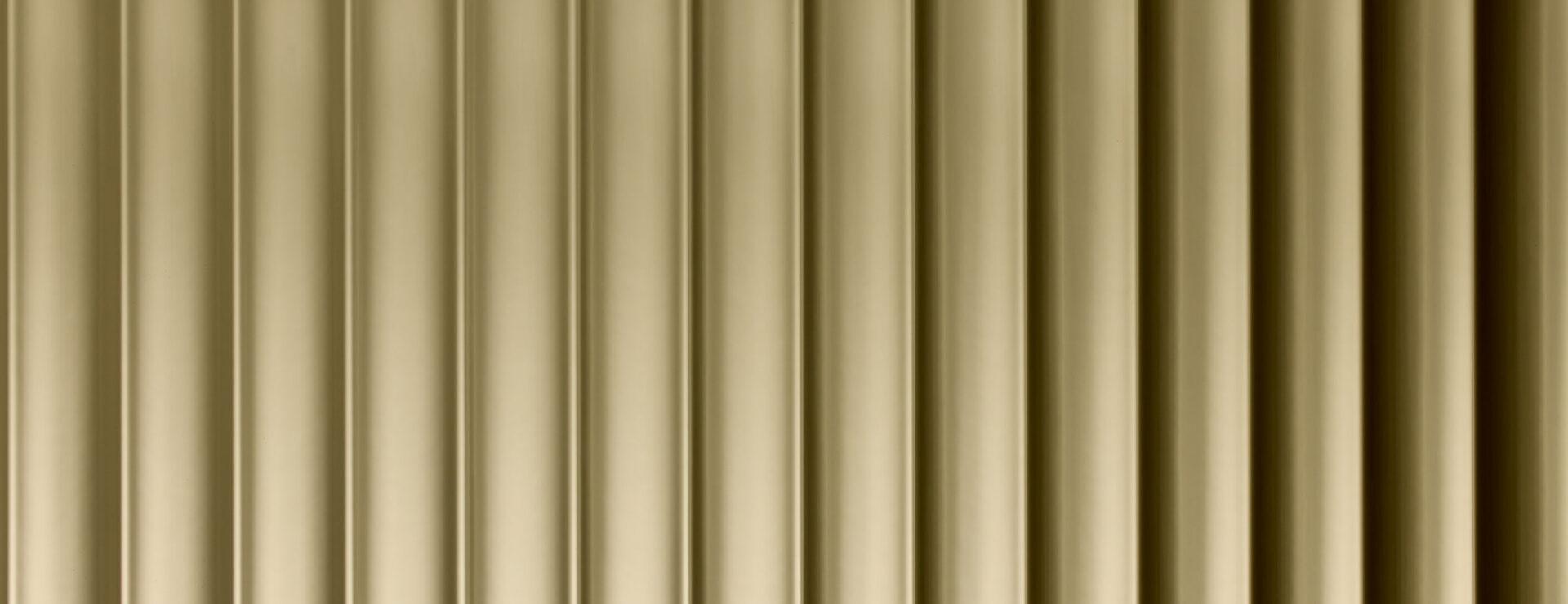 Elements High Tide Fashion Gold real material sample - vertical metallic sheen laminate