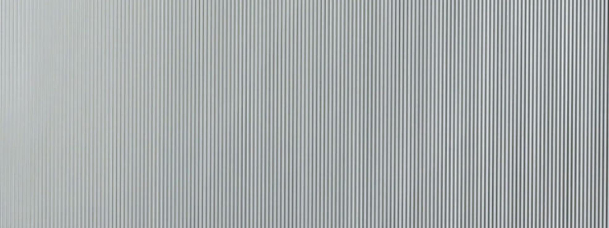 Elements Low Tide Silver real material sample - vertical metallic sheen laminate