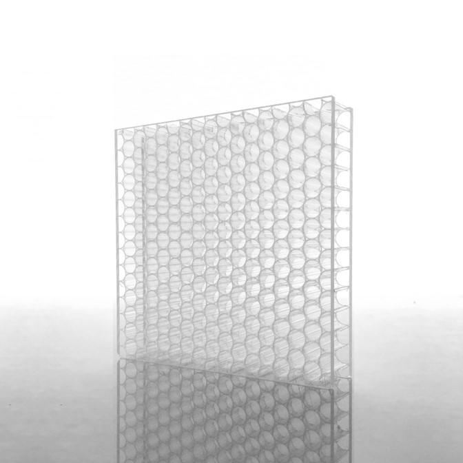 Luminous Rings in Clear Standard real material sample - ring-cell panel