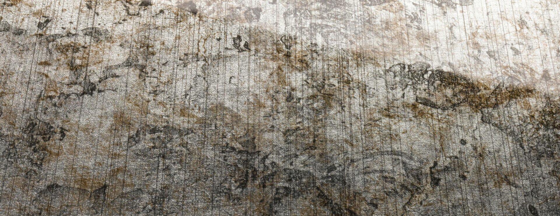 Elements Acrylic Rusted Silver real material sample - aged patina laminate