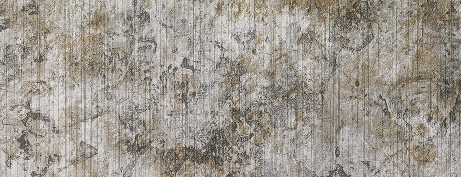 Elements Rusted Silver real material sample - aged patina finish laminate