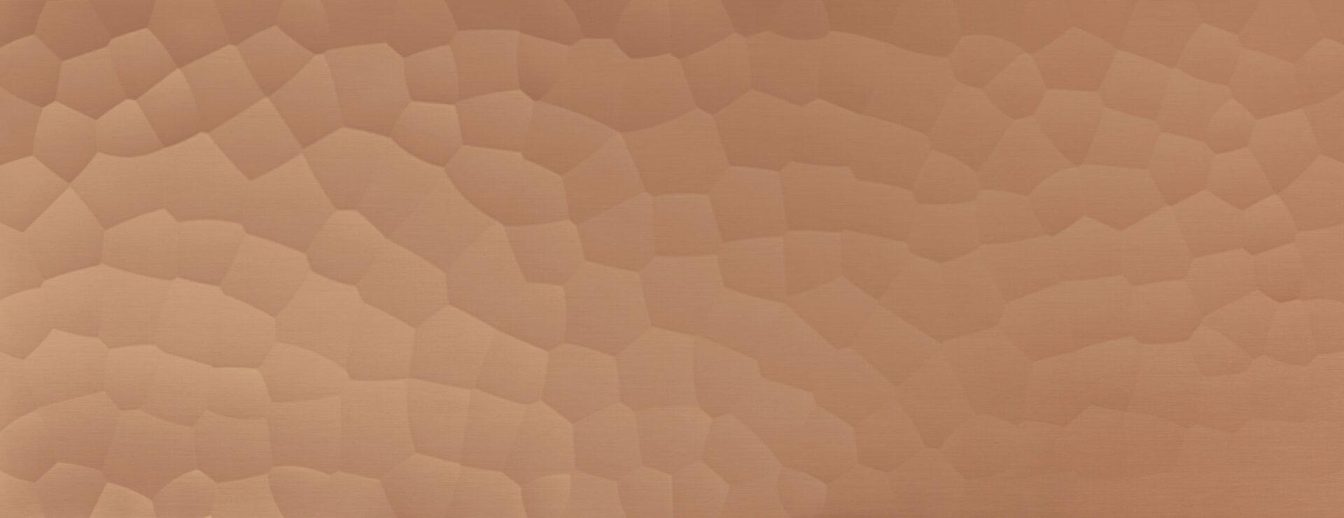 Elements Turtle Brushed Copper real material sample - turtle shell texture laminate