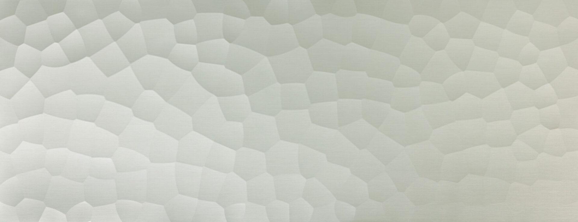 Elements Turtle Brushed Warm Silver real material sample - turtle shell texture laminate