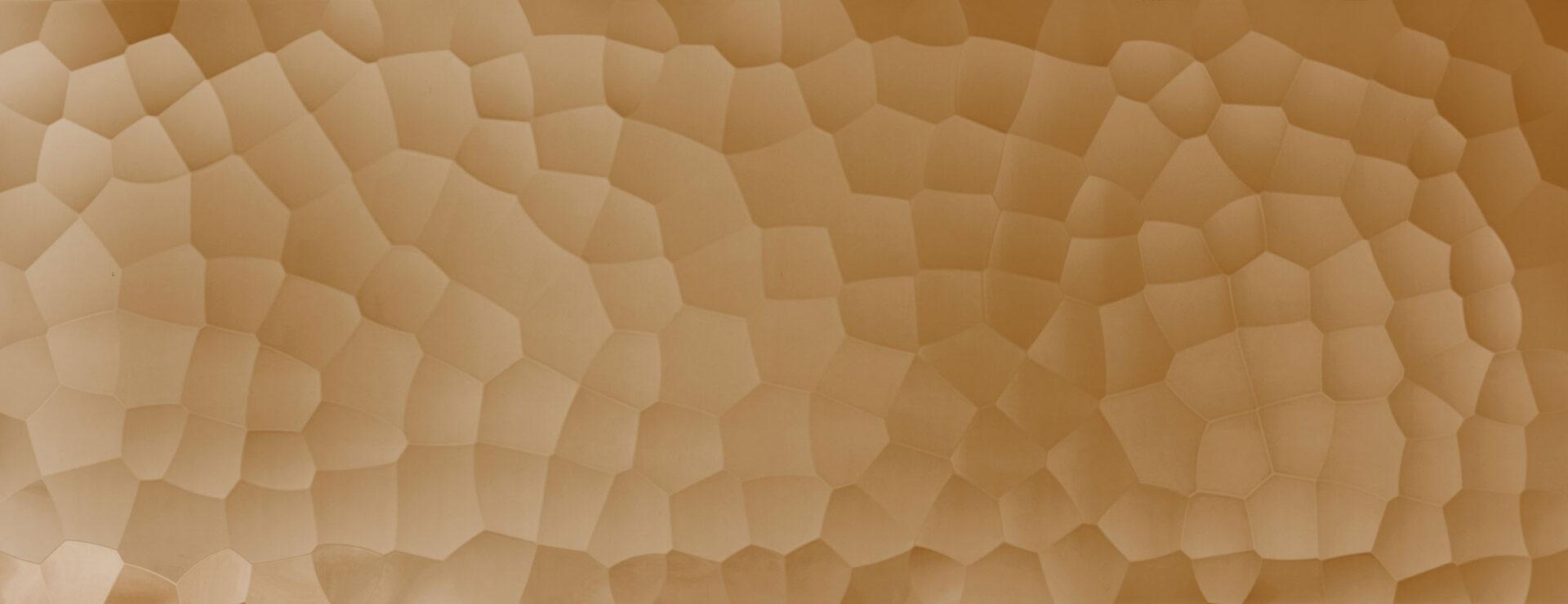 Elements Turtle Dark Copper real material sample - turtle shell texture laminate